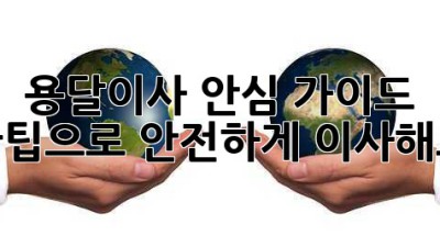 용달이사🚚 안심 가이드: 꿀팁🍯으로 안전하게 이사해요!